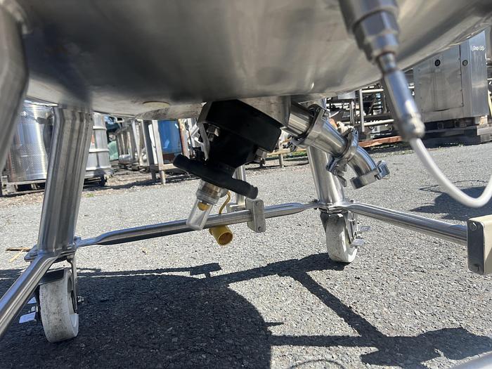 Used Reactor, 65 Gallon (250 Liters), 316L Stainless Steel, Jacketed, Agitated #S745444