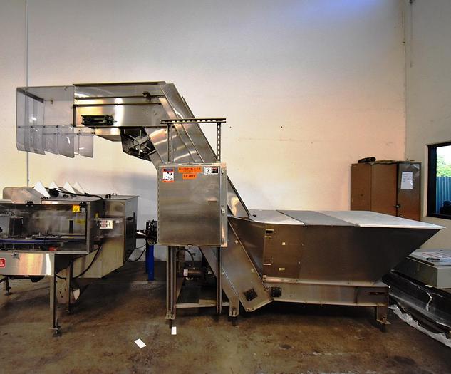 Used Hopper, Bottle, Elevator, Stainless Steel, 3 Phase Power #5991100