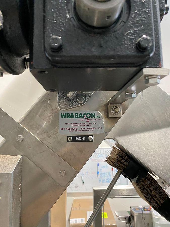 Used Filler, Weigh, Tridyne F-206, 2-Lane Net Weigh Filling System, with Conveyor, #5991637