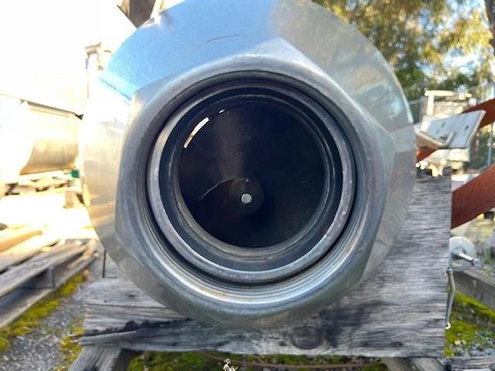 Used Tank, 125 Gallon, 316 Stainless steel, 2' X 4', Flash/Surge, Agitated, Cheese #S694027