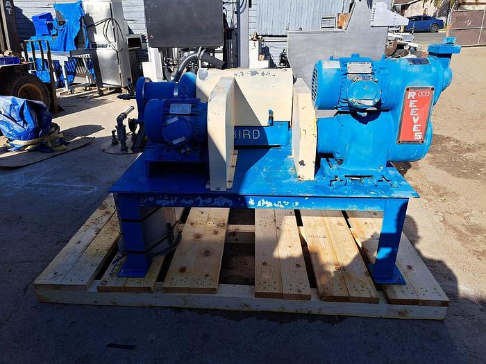 Used Centrifuge, Decanter, Bird, 6" X 12", 316 S/st, Vapor-tite, #S737546