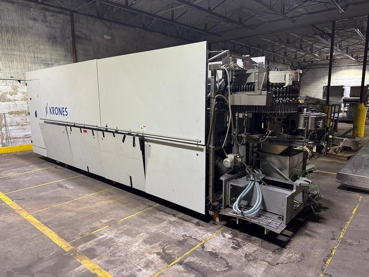 Used PET Bottling & Packaging Line, Krones Contiform 324 Pro, /Capper, Compressors, Process Skids, #5991620
