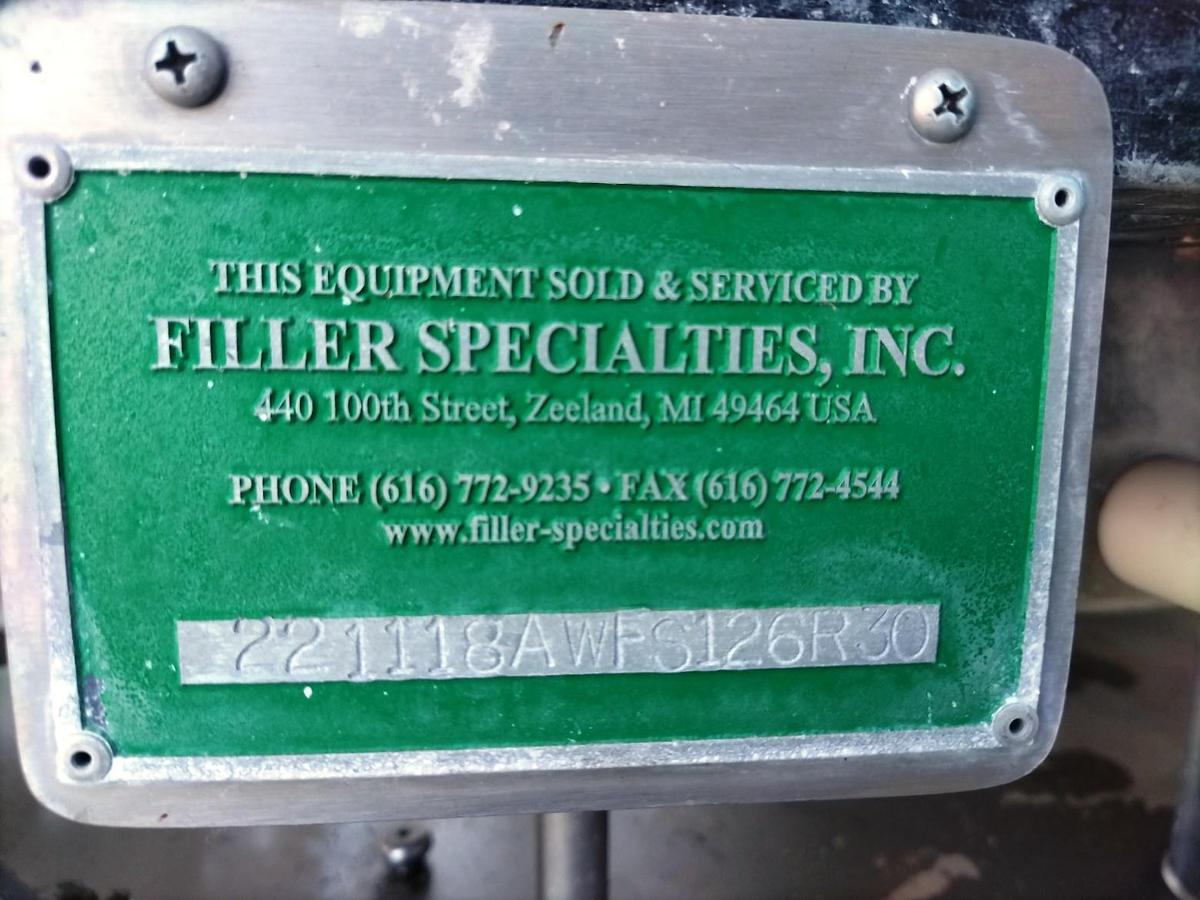 Used Filler, Bottle, Rotary, Filler Specialties, Stainless Steel, 150BPH, #5991883