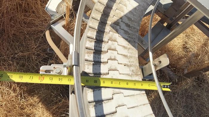 Used Conveyor, Belt, 7.5" x 7'8", S/st, Safeline #S740535