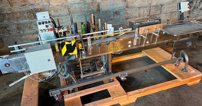 Used Labeler, Pressure Sensitive, Wrap, 6" High Labels, C.E. King, Model LH6 #S745366