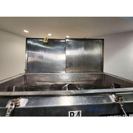 Used Ribbon Mixer, 18 Cu Ft, Stainless Steel, Jacketed, 5 HP - #