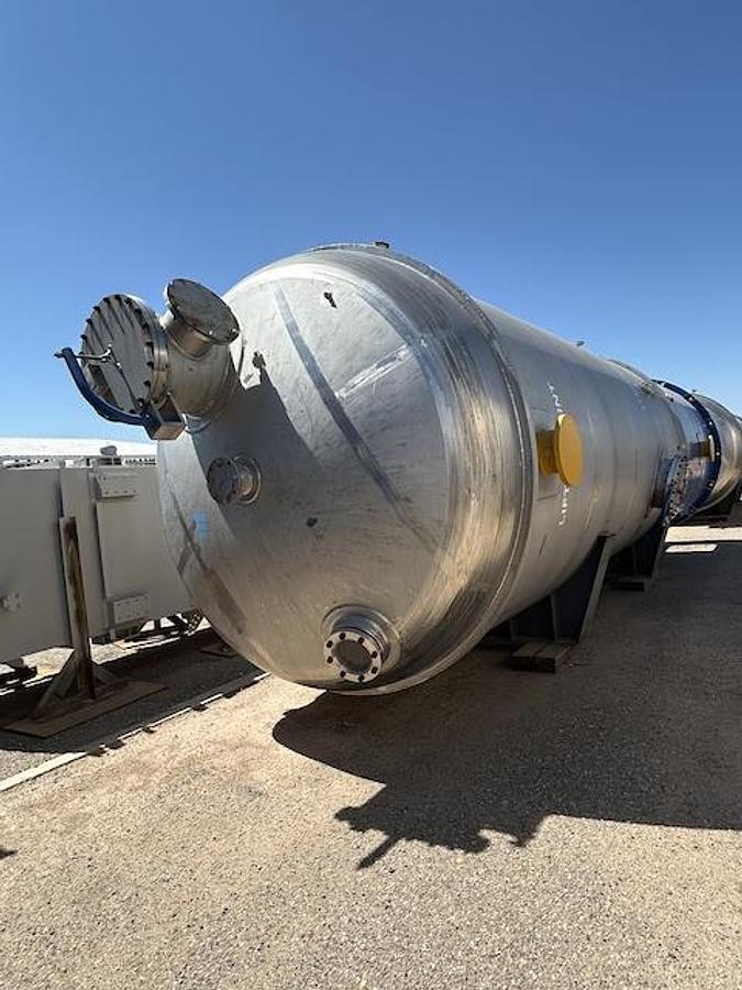 Used Tank, 13,285 Gallon, 304L Stainless Steel, Equipromex, with 316L Stainless Coil, Vertical, 50 PSI, Unused, #5991583