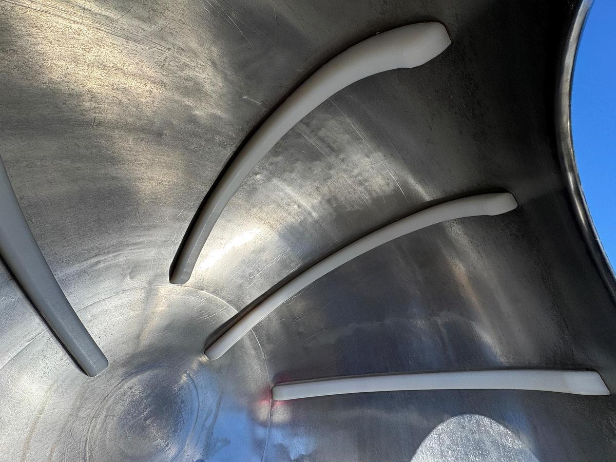 Used Coating Pan, 48" Diameter, Stainless Steel, Teflon Baffles, (2) Available, #5991574