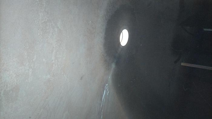 Used Tank, 8,000 Gallon, 316 ELC Stainless Steel, Agitated, Cone Bottom, 15 PSI/FV