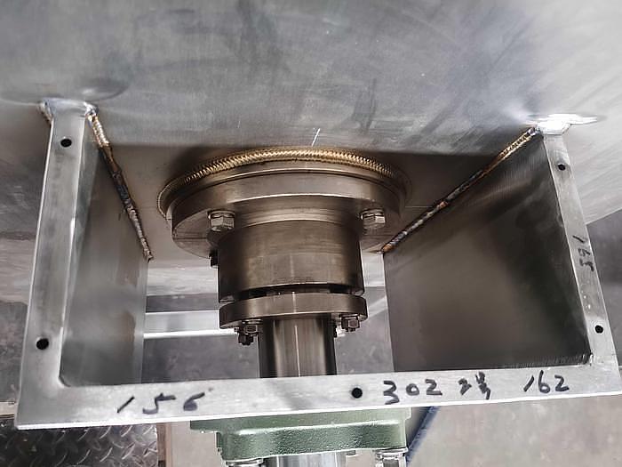 Used New 5 Cubic Foot Stainless Steel Ribbon Mixer, 3 HP