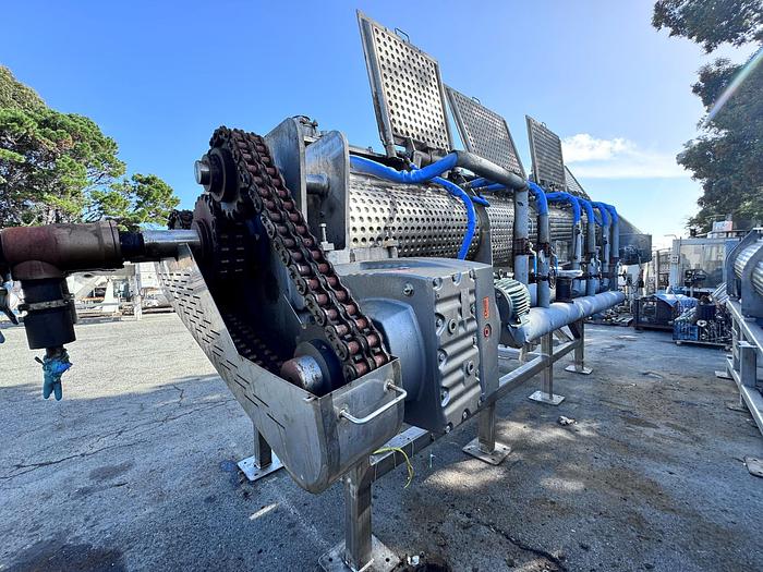 Used Holoflite, 24" X 20', Dual Screw, 316L Stainless Steel, 100 PSI #5990961