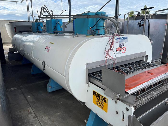 Used Refrig, Freeze Tunnel, 48" x 15', Stianless Steel, Cardox, Ultra-Freeze - #4957583