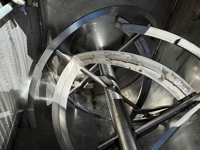 Used Mixer, Ribbon, 35 Cubic Feet, Stainless Steel, Scott Equipment #5861443