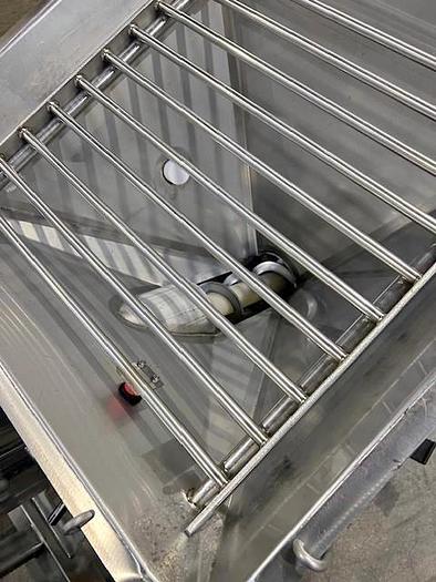 Used Conveyor, Screw, 4” wide x 12’ Long, Hapman, Stainless Steel #5880235