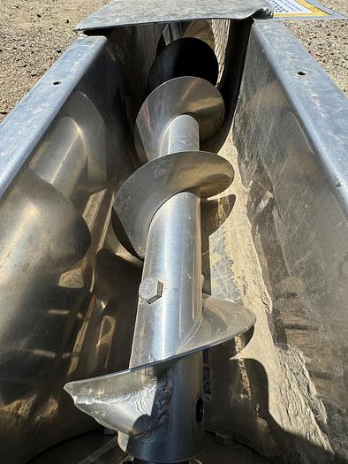 Used Conveyor, Screw, 6" x 10', Stainless Steel, With Drive, #5880239