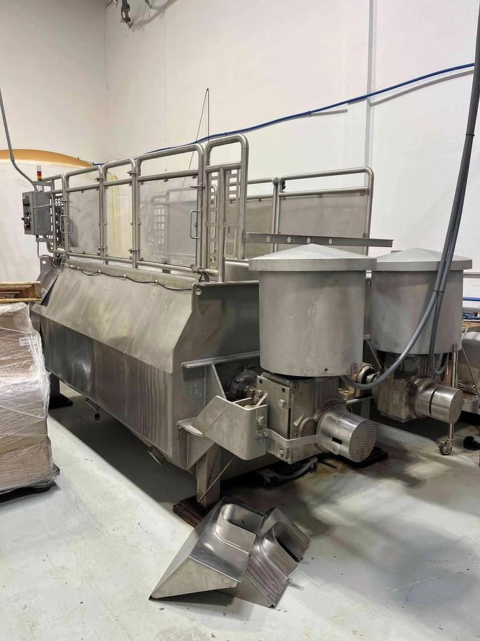 Used Mixer, Ribbon, 1100 Gallon, Dual Shaft, Stainless Steel, Jacketed, Food Mixer, 15 HP, 7500 lb, K6378, #5991750