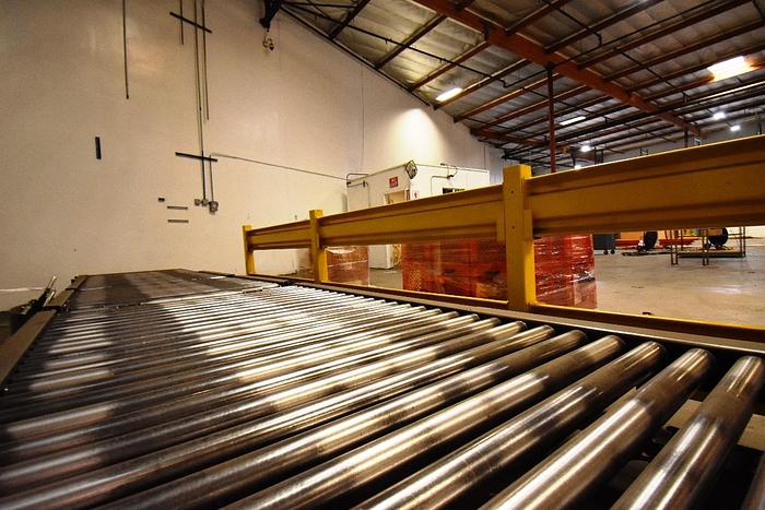 Used Wrapper, Pallet, Wulftec, WCA-SMART, Powered Roller Conveyor, #5991045