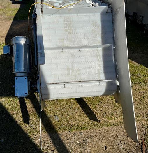 Used Conveyor, Belt, 26" X 20', Z-Frame, Cleated Belt, Washdown #S745472