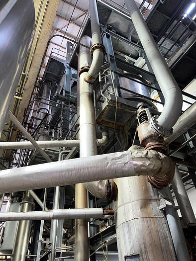 Used Evaporator, 2-Effect, Stainless Steel, Rossi Cattelli T30 D.E. Venus - #4487802