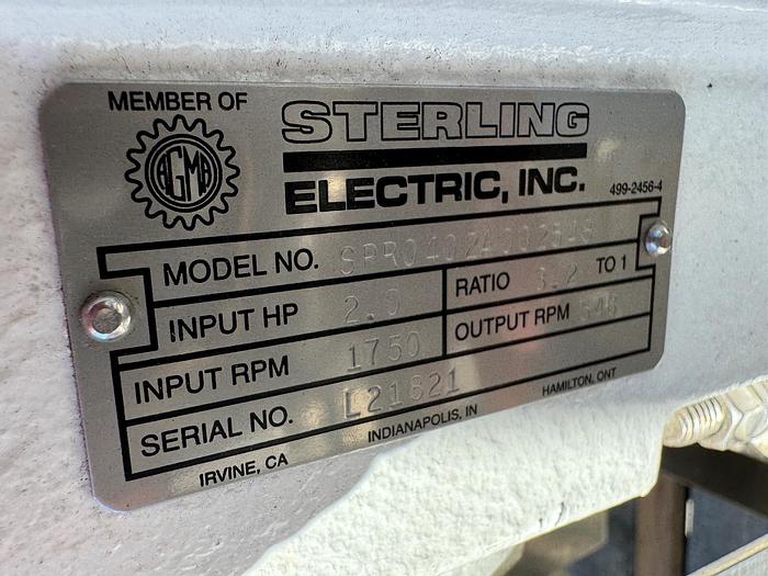 Used Pump, Positive, Alfa Laval, Mdl SX 47046, 2 HP, 2" In/Out, #5880229