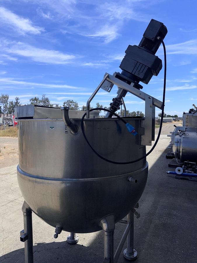 Used Kettle, 400 Gallon, Groen, Jacketed, Scrape Agitated, Stainless Steel, #5991713