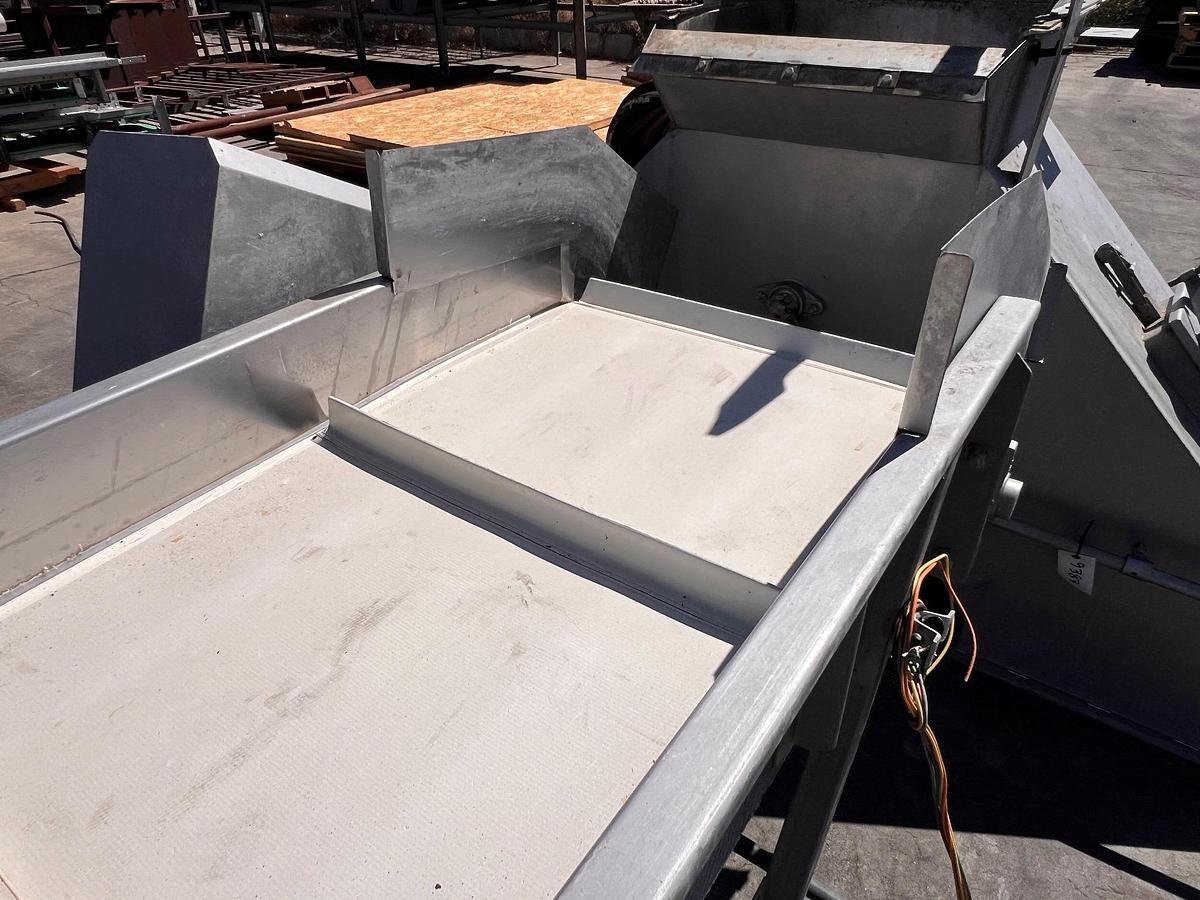 Used Conveyor, 24”W x 15’-10”L, Product Elevator, Stainless Steel, Sound Ocean Metal Fabricators, #Product Elevators, #5991526