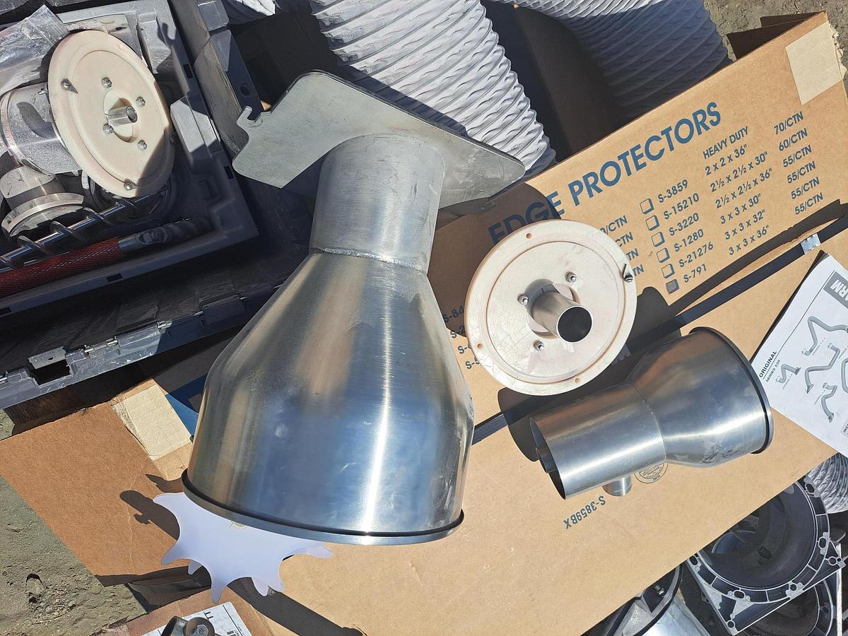 Used Filler, Auger, Inline, Single Head, AMS A-400, Stainless Steel, Automatic, #5991556