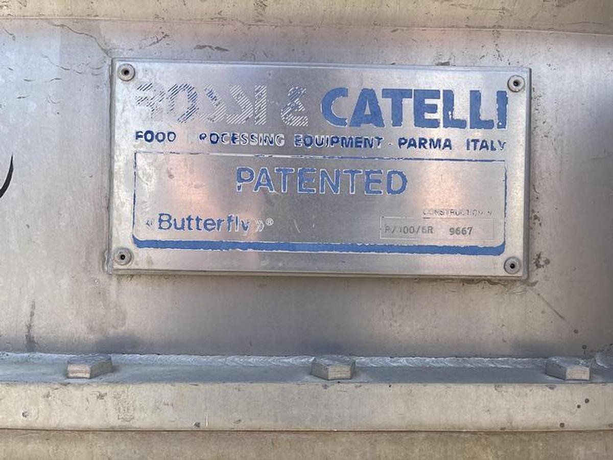 Used Pulper, Finisher, Rossi Catelli, Model P100/6R, Turbo Juice Extractor, #5991911