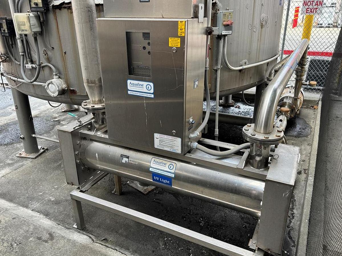Used Water Treatment System, 225/300 GPM RO & Nano Filtration with UV, Osmonics, #5991632