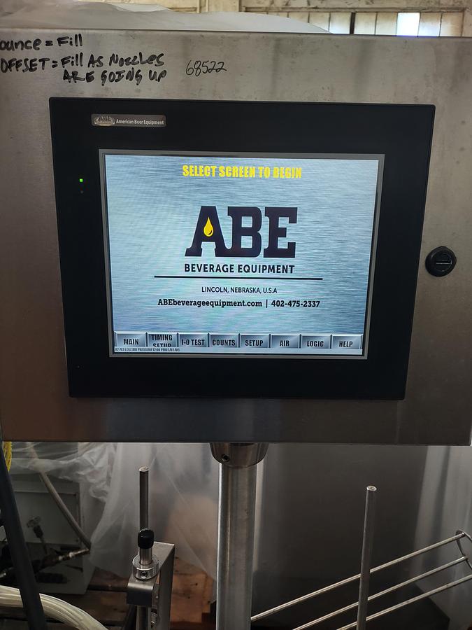 Used Filling Line, Cans, Stainless Steel, 30 CPM, ABE, LinCan 30 #A744683