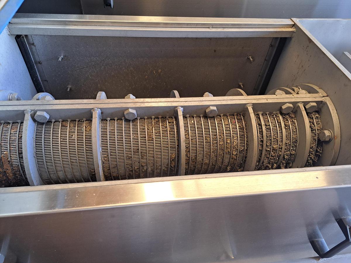 Used Press, Screw Press, Dewatering Machine, Model CT-200, Stainless Steel, #5991717