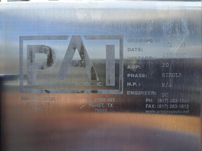 Used CIP, 3-Tank CIP Skid, 370 Gallon, 304 S/st, PIA, Heat Exchanger #S745252