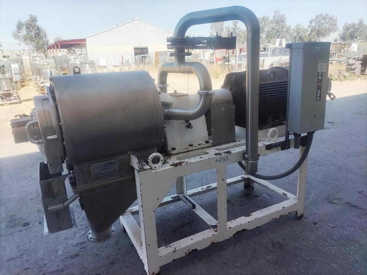 Used Pulper, Finisher, Rossi Catelli, Model P100/6R, Butterfly Turbo Juice Extractor, #5991914