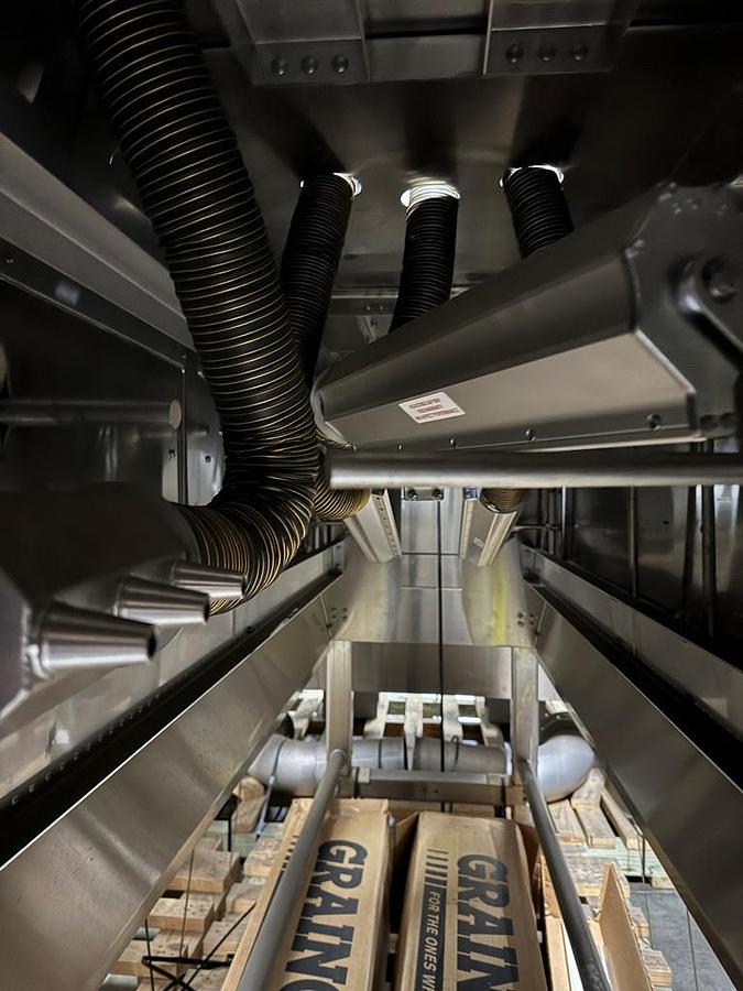 Used Dryer, Bottle, Shrink Sleeve Air Knife, Sleeves Seal, Stainless Steel, 25 HP, #5991710