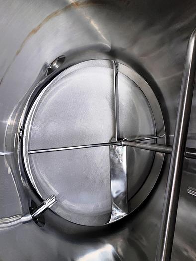 Used Filter, Vacuum Bed, 30" x 15", Stainless Steel, Jacketed, Agitated, Allegheny Bradford, #5991263