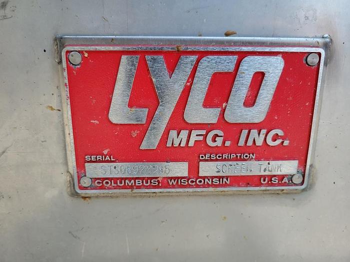 Used Peeler, Lyco, S/st, Washer, Mdl 7000 Scrubber #C744144