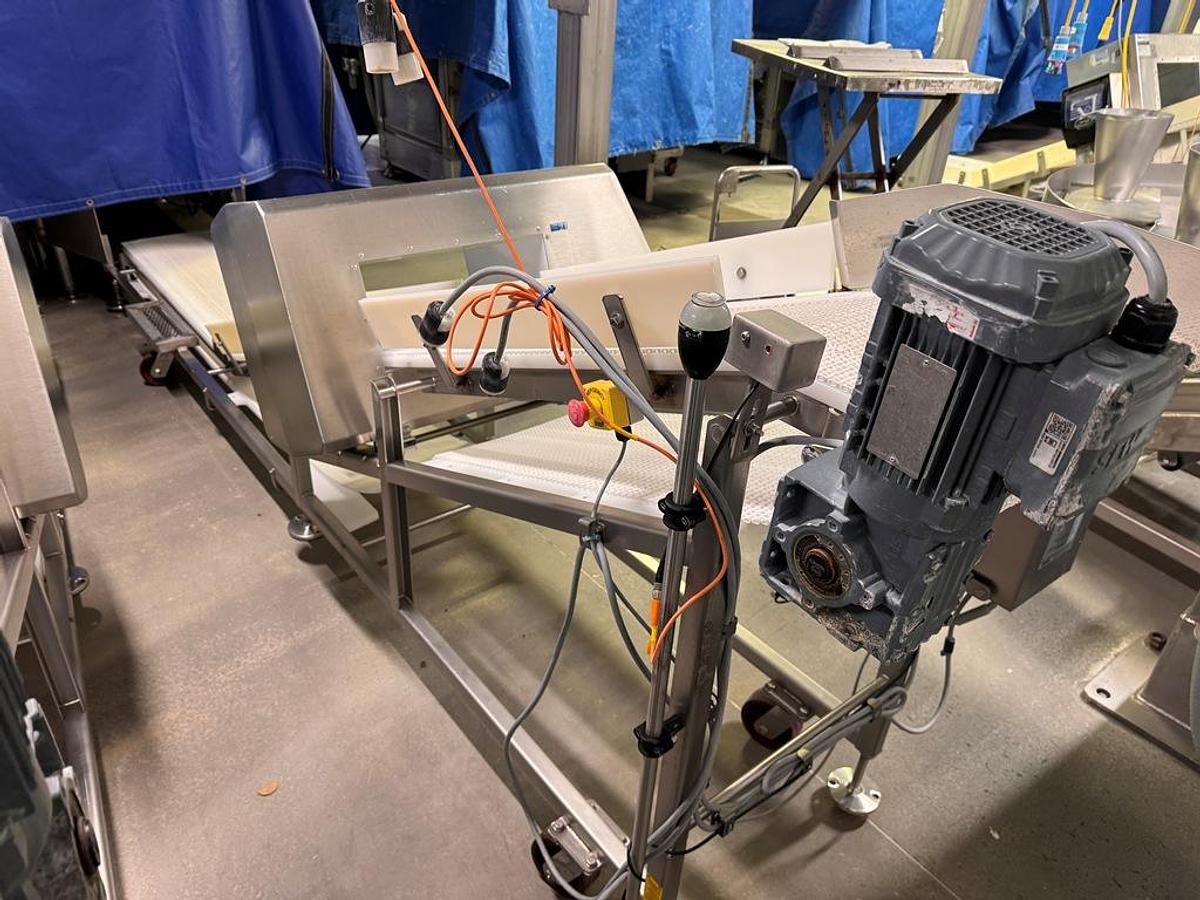 Used Detector, Metal, 18" x 7.5", CEIA, THS/M521, Stainless Steel, Belt Conveyor, #5991856