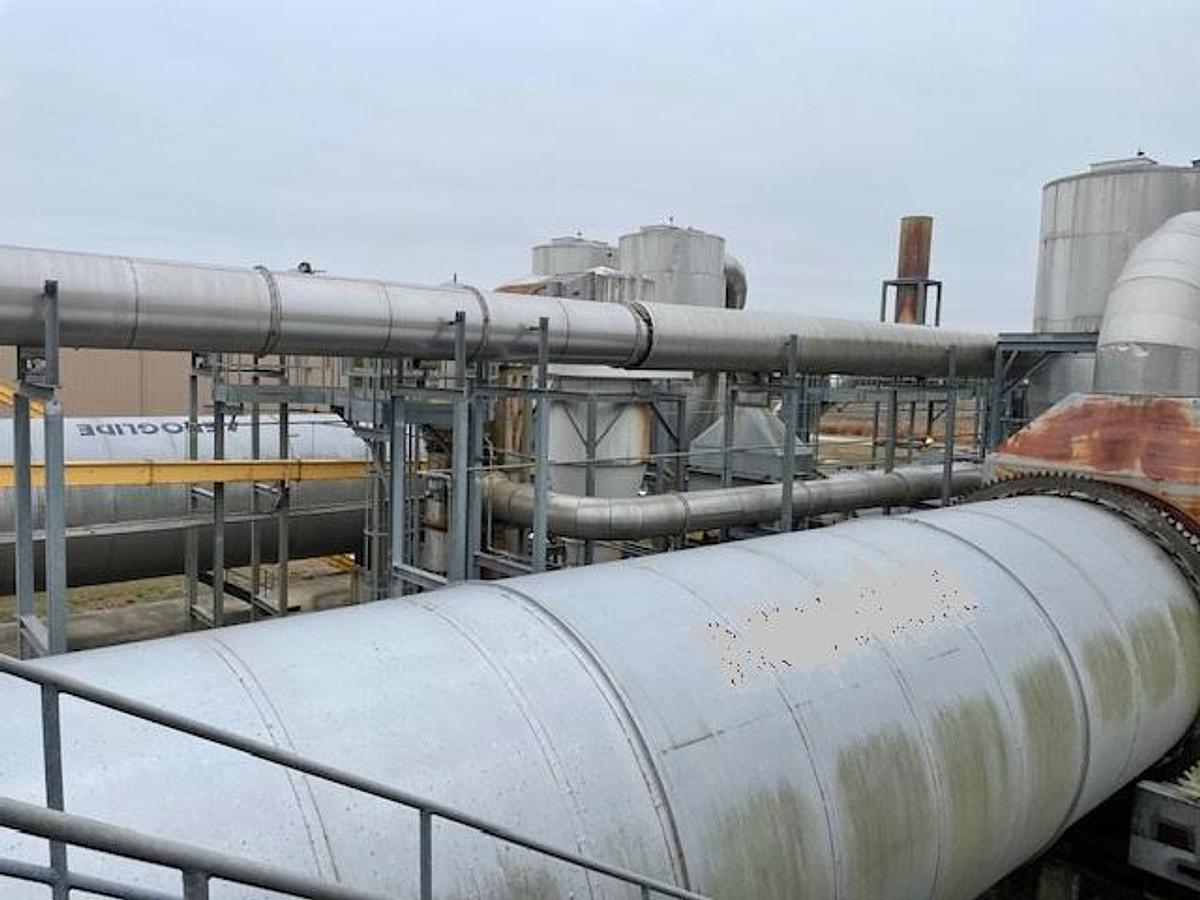 Used Rotary Dryer, 13’ X 60’, Stainless Steel, Triple Pass, Natural Gas or Propane (Qty 2) #5991428