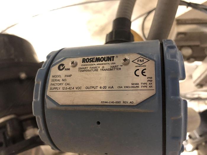 Used CIP Skid, 2-Tank, 230-Gallon, 316L Stainless Steel, A&B Process Systems - #4750220