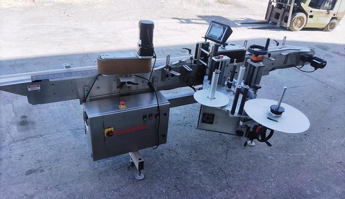 Used Labeler, Pressure Sensitive, Quadrel Econoline E100, 2019, Stainless Steel, (3) Available #5991371