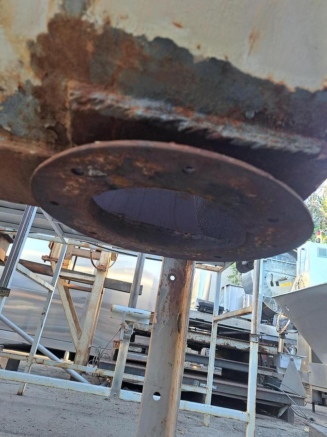 Used Mixer, Ribbon, 64 CF, C/st, 3' x 8' x 39" #S735014