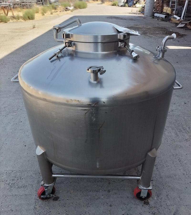 Used Tank, 198 Gallon (750-Liter), 316 Stainless Steel, 30 PSI, FV, Lee Industries, #5991484