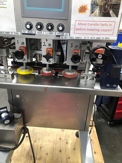 Used Capper, Inline, Spindle, TotalPack DS-200A , Automatic Inline Capper #5990982