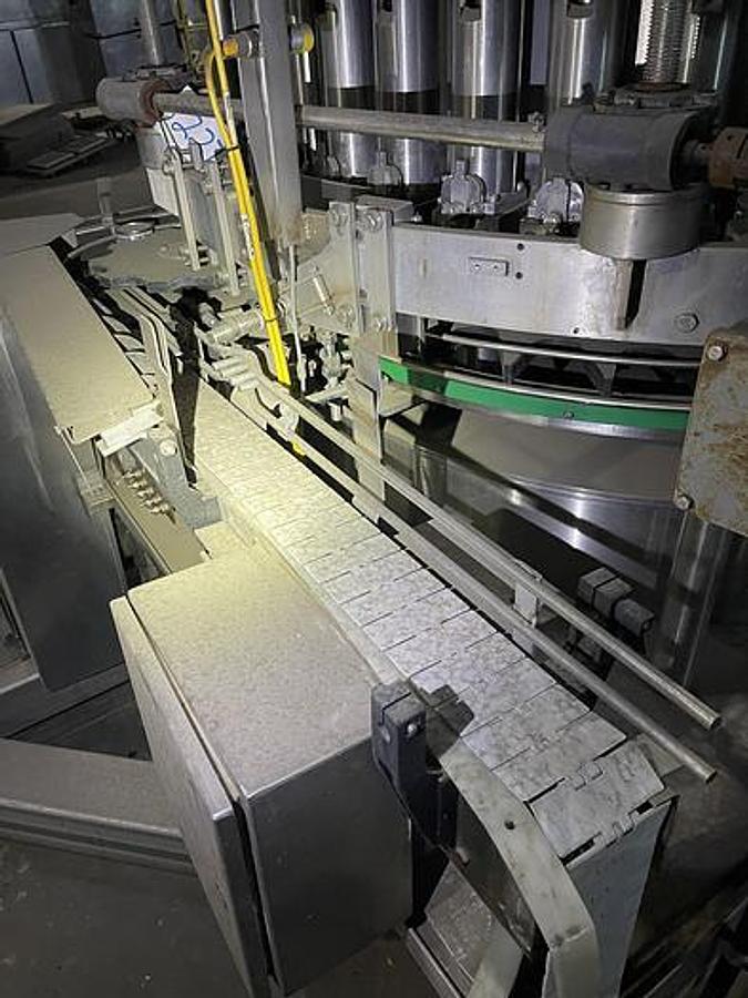 Used Filler, Piston, 40-Head, Rotary Piston Filler, Zacmi , Model 0295/40/3, #5991916