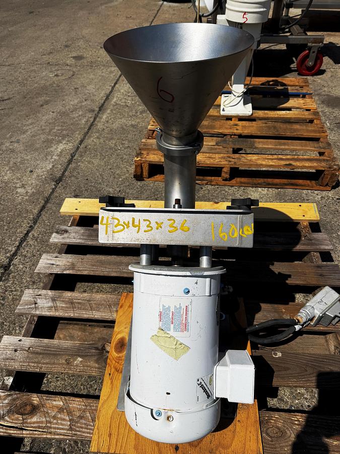 Used Mill, Disintegrator, 6", Bar Export, Model 400 Grinder, 1 HP, Stainless Steel, #