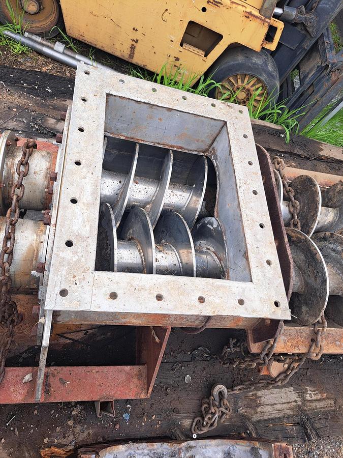 Used Extruder, 12" Dia., Christian, S/st, Twin Screw, 7-1/2 HP, #S321650