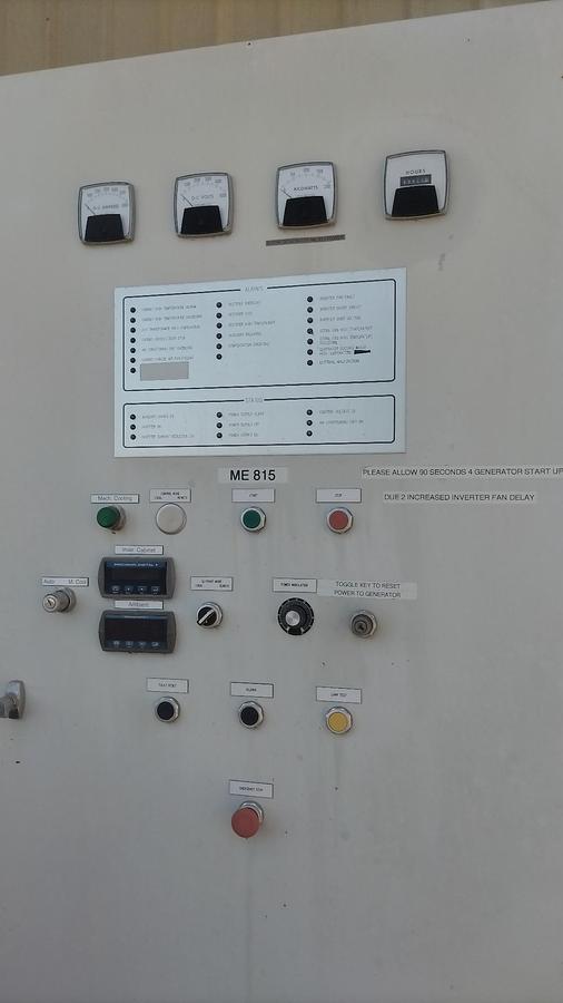 Used Generator, Ozone, ABB, 333 Lbs/Day, Ozone Vessel, Power, C #S743702