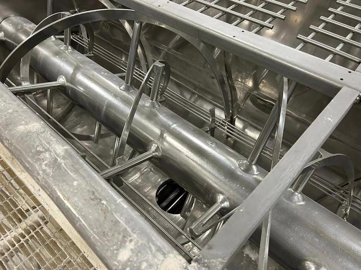 Used Mixer, Ribbon, 193 Cubic Feet, Strong Scott, Stainless Steel, Double Spiral Ribbon Blender, #