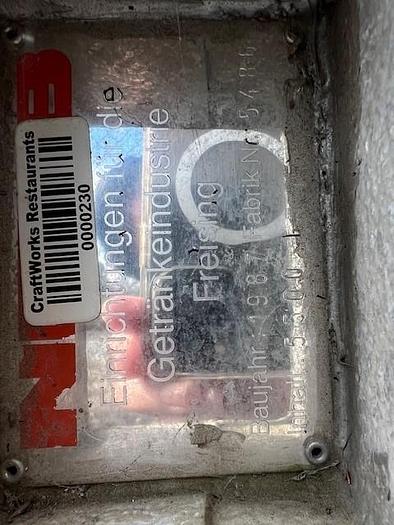 Used Tank, 1,300 Gallon, S/st, CT/CB, Insul, Spray Ball #S743884