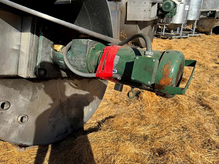 Used Tank, 850 Gallon, Stainless Steel, Jacketed, Agitated, #5991116